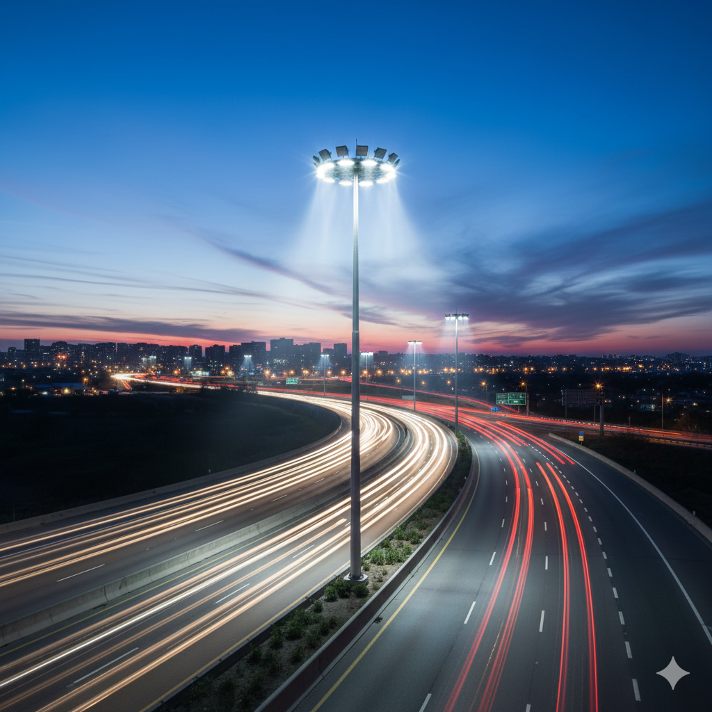 High Mast Street Light Pole
